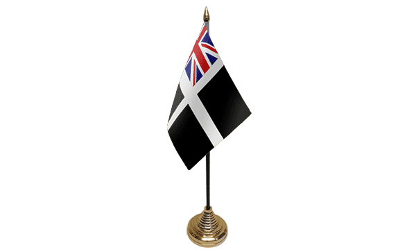 Cornwall Ensign Table Flags